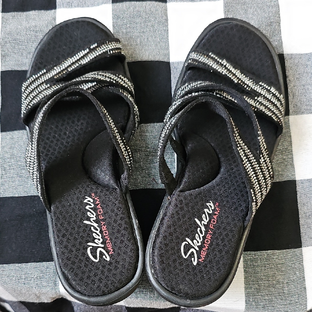 Skechers Black Women's Sandals